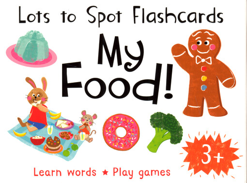 Lots to spot flashcards. My food!
