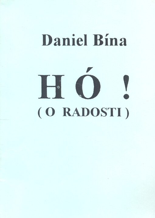 Hó! : (o radosti)