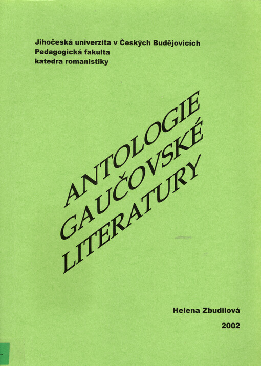 Antologie gaučovské literatury