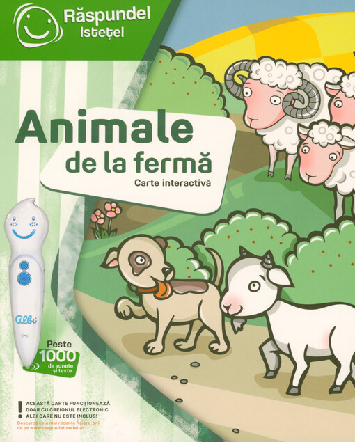 Animale de la fermă : carte interactivă