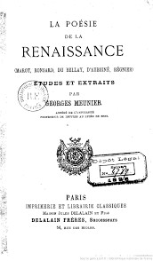 La poésie de la Renaissance