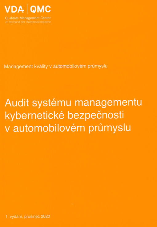 Audit systému managementu kybernetické bezpečnosti v automobilovém průmyslu