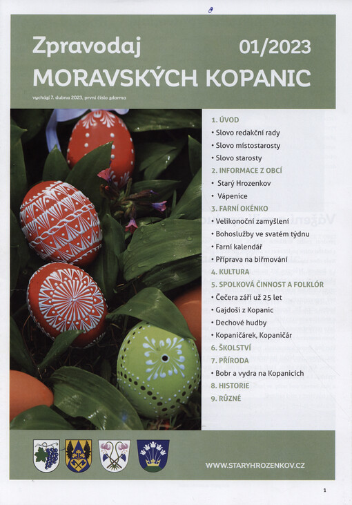 Zpravodaj Moravských Kopanic