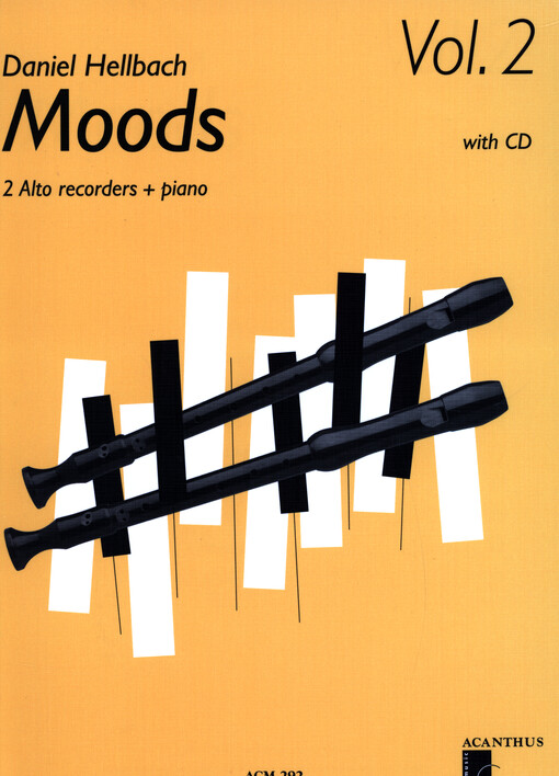 Moods : 2 alto recorders + piano. Vol. 2