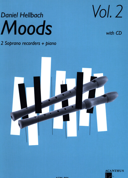 Moods : 2 soprano recorders + piano. Vol. 2