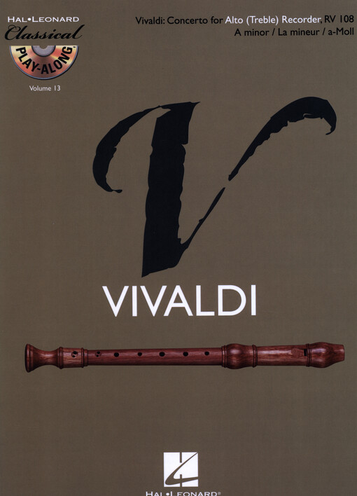 Concerto for Alto (Treble) Recorder, A minor, RV 108
