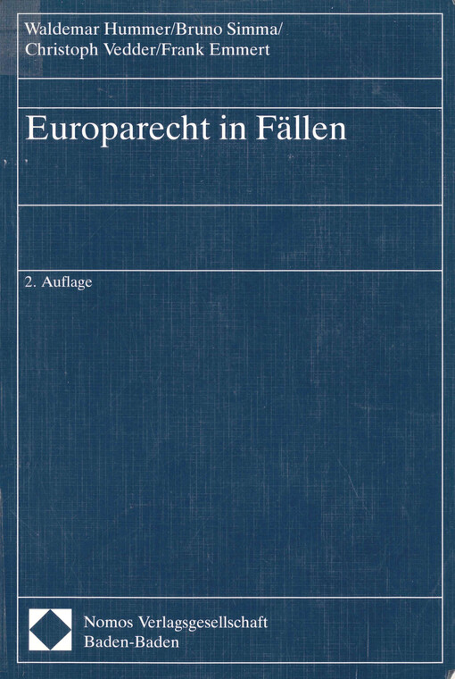 Europarecht in Fällen