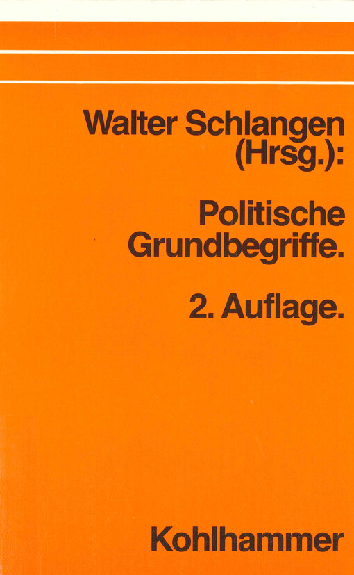 Politische Grundbegriffe