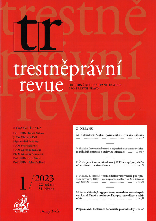 Trestněprávní revue