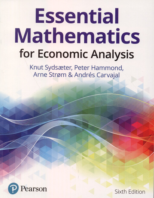 Essential mathematics for economic analysis