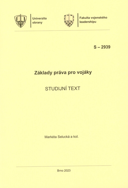Základy práva pro vojáky