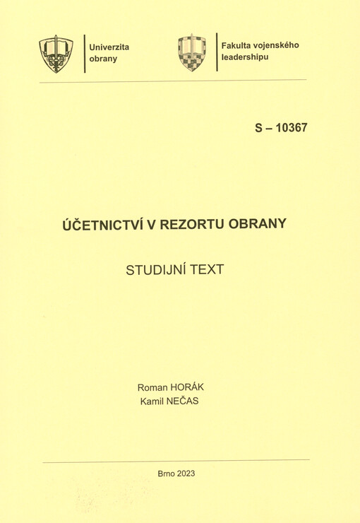 Účetnictví v rezortu obrany