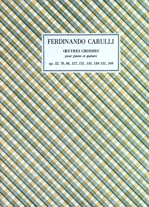 Scelta di opere per chitarra e pianoforte