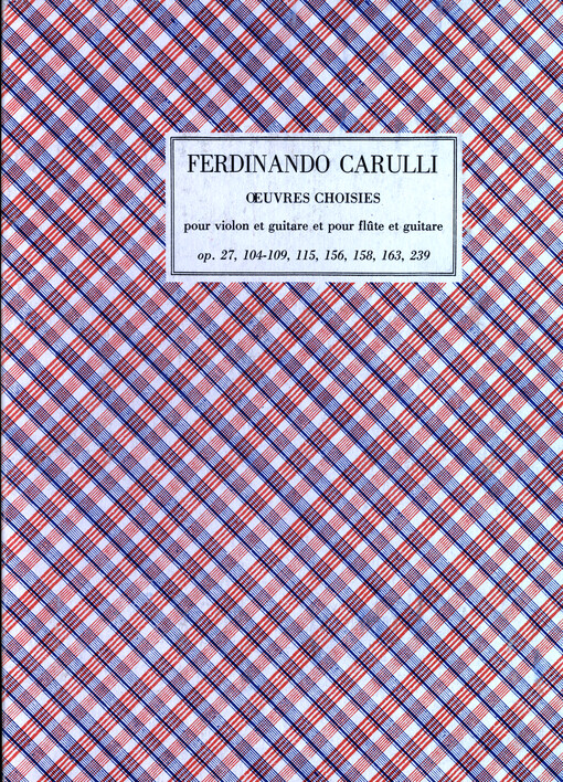Scelta di opere per violino o flauto