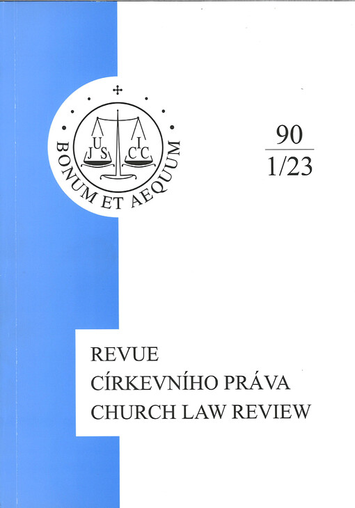 Revue církevního práva = Church law review
