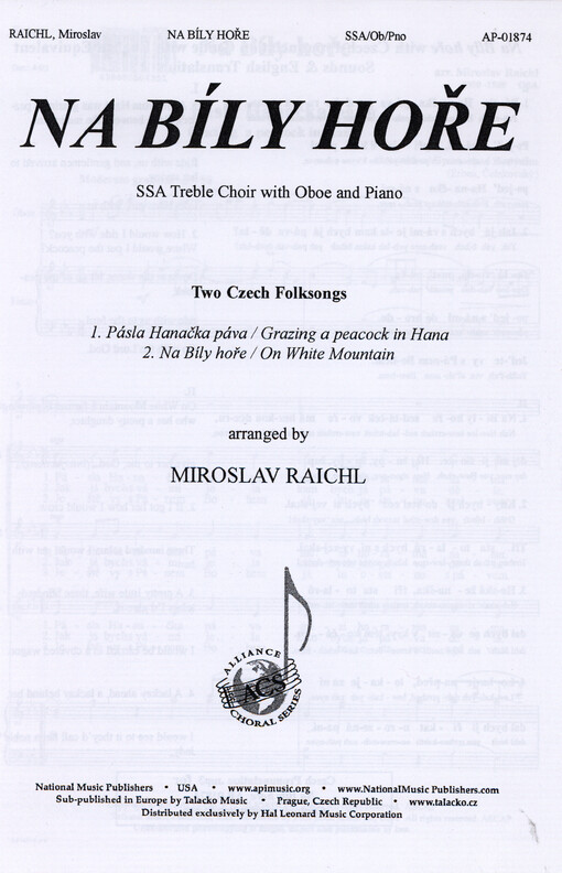 Na Bílý hoře : SSA Treble Choir with Oboe and Piano : Two Czech Folksongs