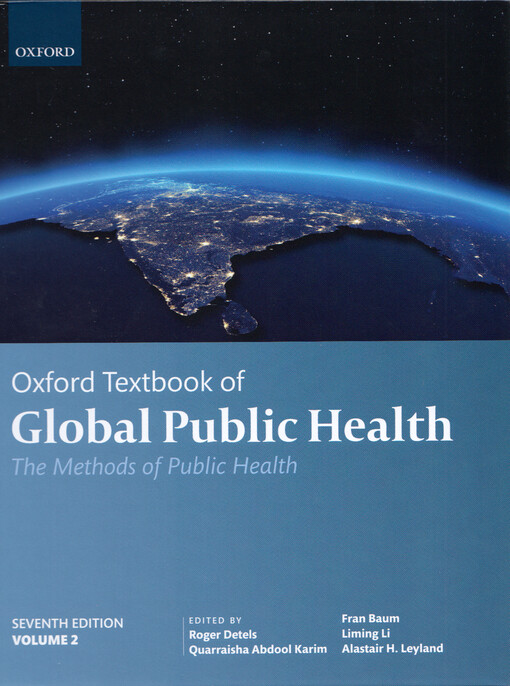 Oxford textbook of global public health. Volume 2, The methods of public health