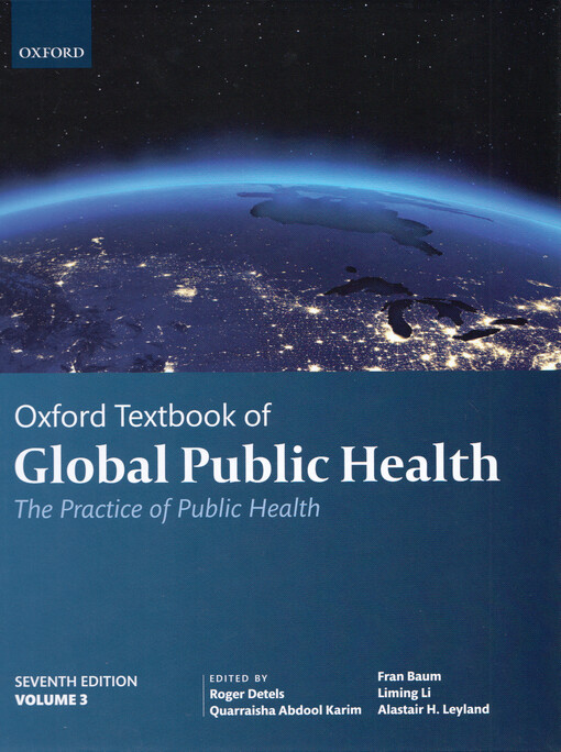 Oxford textbook of global public health. Volume 3, The practice of public health