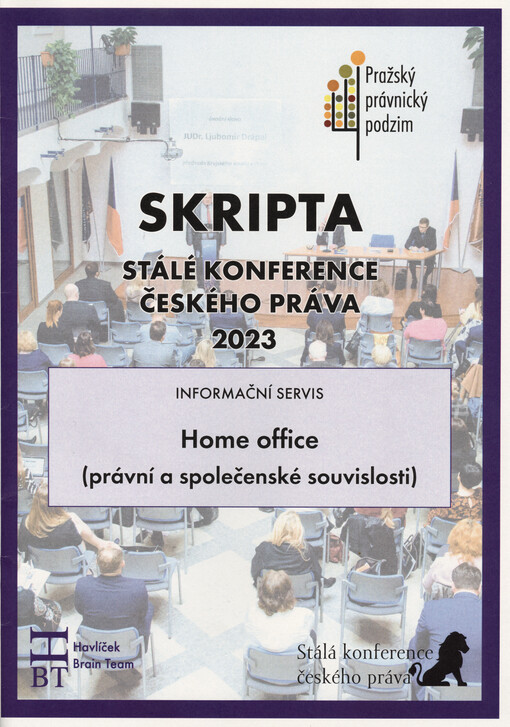 Home office : (právní a společenské souvislosti) : informační servis
