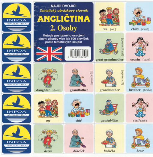 Angličtina :tematický obrázkový slovník : najdi dvojici, 2. díl