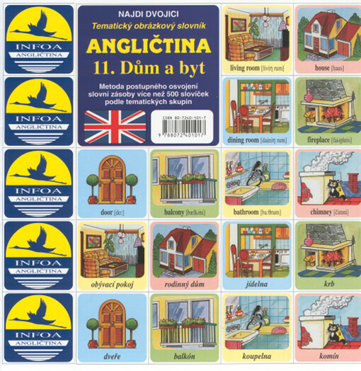 Angličtina :tematický obrázkový slovník : najdi dvojici, 11. díl