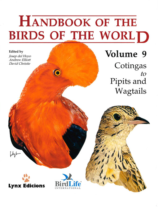 Handbook of the birds of the world, sv. 9