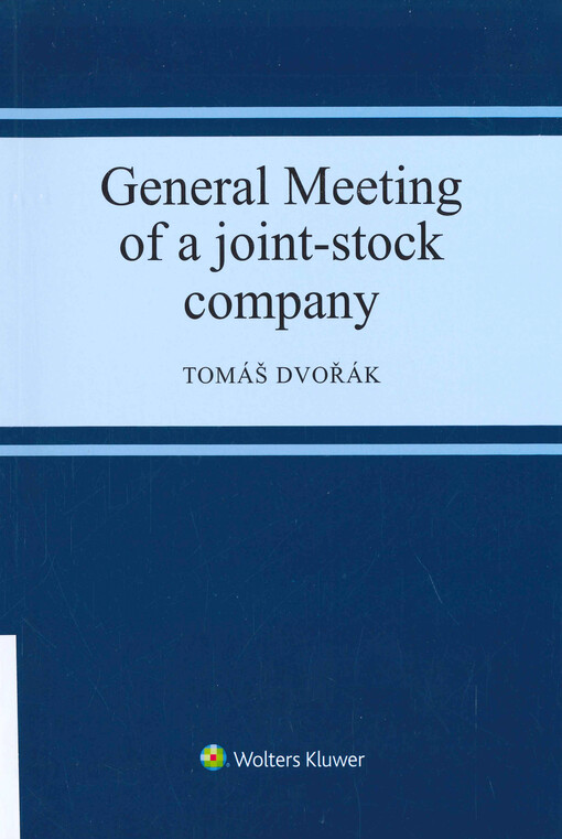 General meeting of a joint-stock company