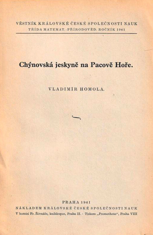 Chýnovská jeskyně na Pacově hoře