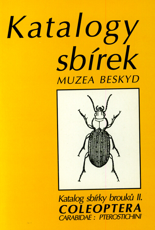 Katalog sbírky brouků Coleoptera