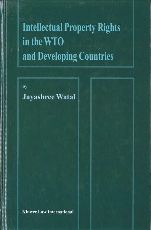 Intellectual property rights in the WTO and developing countries