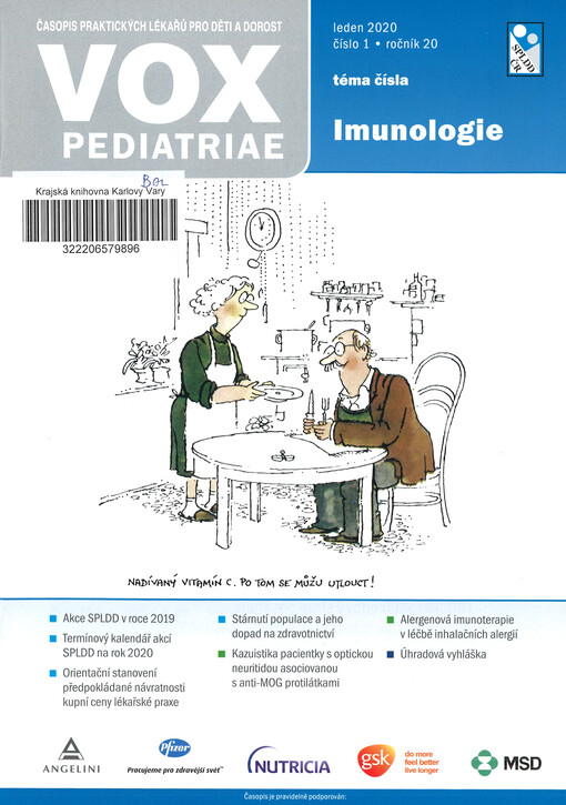 Vox pediatriae : časopis praktických dětských lékařů