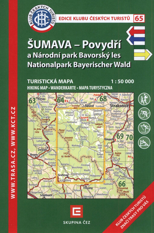 Šumava - Povydří : a Národní park Bavorský les = Nationalpark Bayerischer Wald : turistická mapa 1:50 000