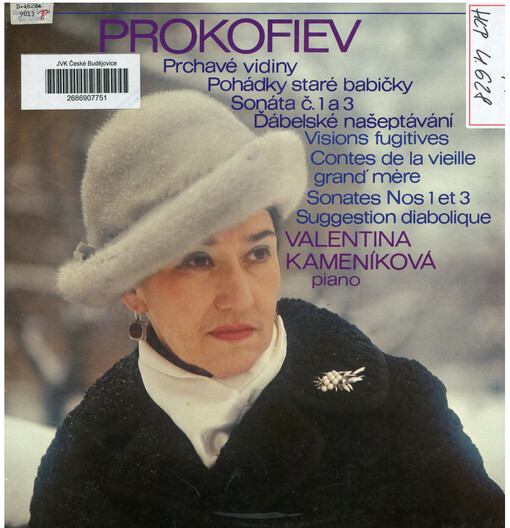 Prachavé vidiny ; Pohádky staré babičky ; Sonáta č. 1 a 3 ; Ďábelské našeptávání Valentina Kameníková piano