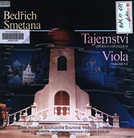 Tajemství Opera o 3 dějstvích ; Viola fragment sbor a orchester Národního divadla Zdeněk Košler