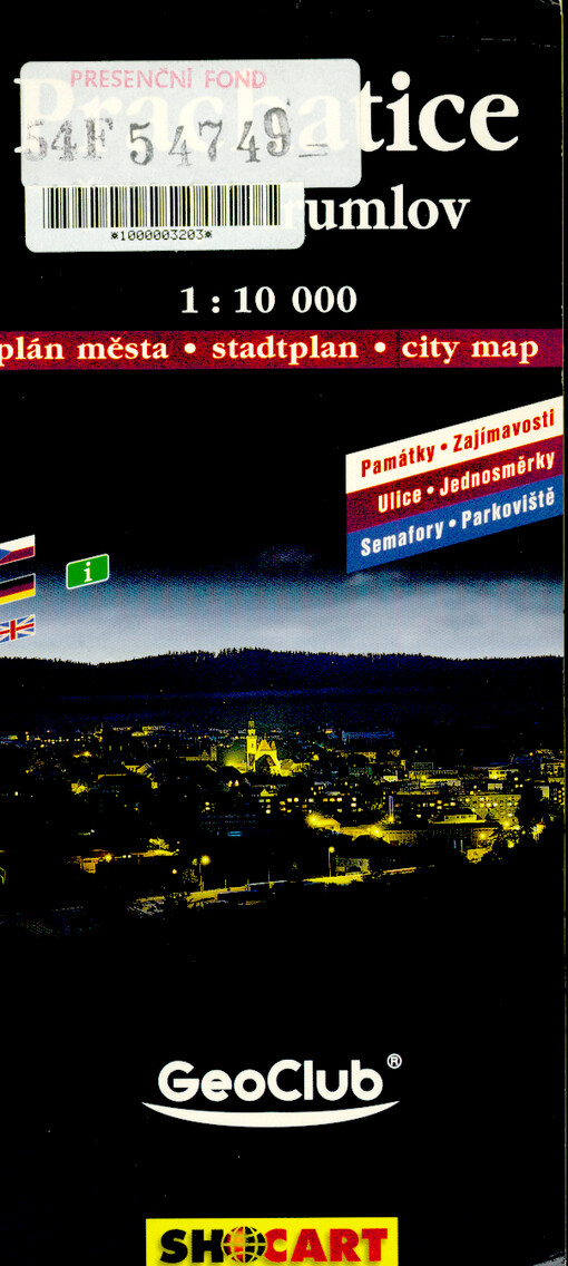 Prachatice ; Český Krumlov : plán města