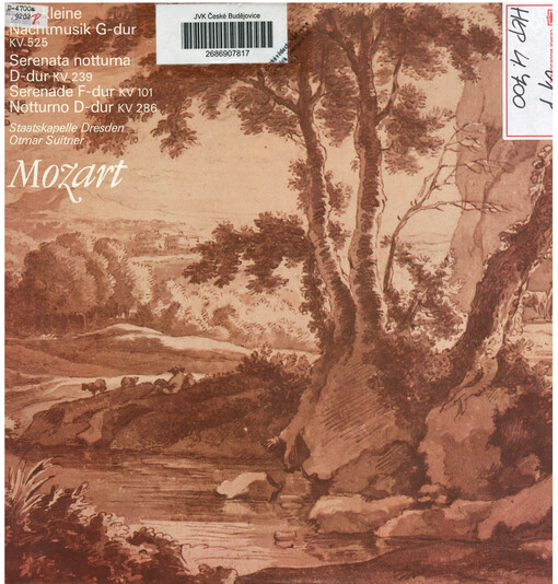 Eine Kleine Nachtmusik G-Dur KV 525 ; Serenata notturna D-Dur KV  239 ; Serenade F-Dur KV 101 ; Notturno D-Dur KV 286 Staatskapelle Dresden Otmar Suitner