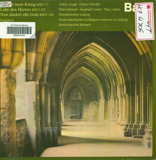 Gott ist mein König BWV 71 ; Lobe den Herren BWV 137 ; Nun danket alle Gott BWV 192 ; Kantaten