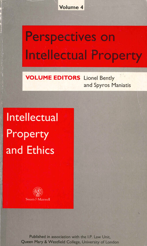 Intellectual property and ethics