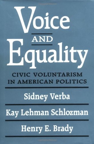 Voice and equality : civic voluntarism in American politics