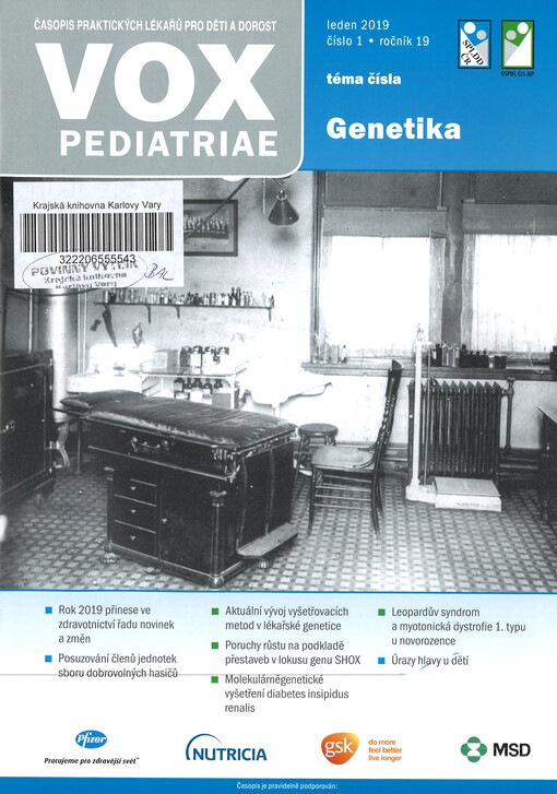 Vox pediatriae : časopis praktických dětských lékařů