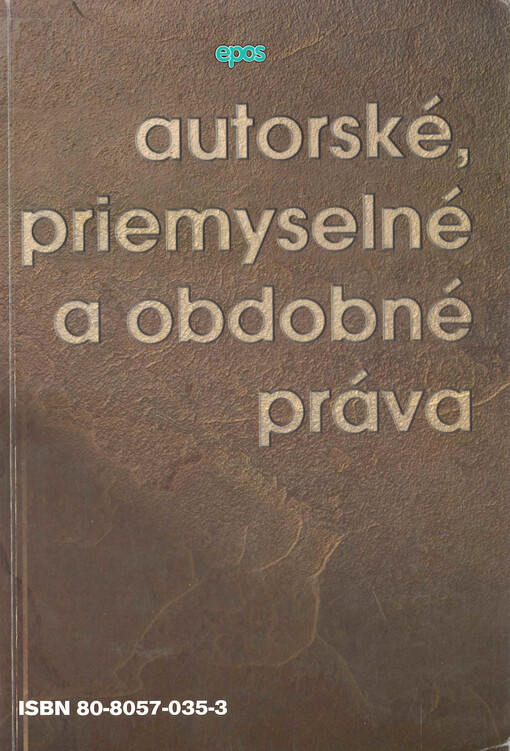 Autorské, priemyselné a obdobné práva