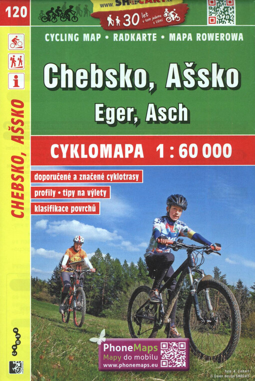 Chebsko, Ašsko = Eger, Asch : cyklomapa 1:60 000