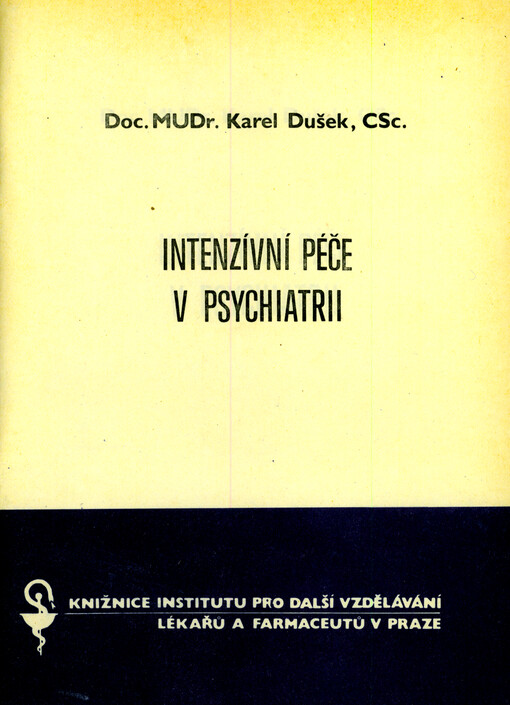 Intenzivní péče v psychiatrii