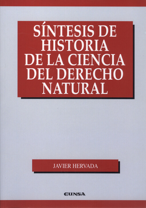 Síntesis de historia de la ciencia del derecho natural