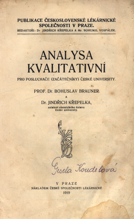 Analysa kvalitativní pro posluchače (začátečníky) české university