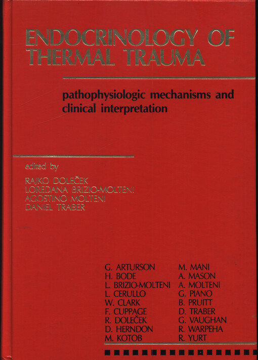 Endocrinology of thermal trauma : pathophysiologic mechanisms and clinical interpretation