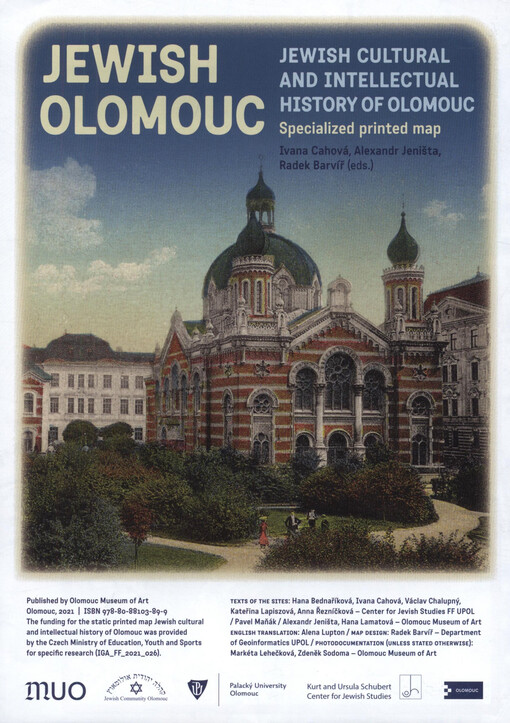 Jewish Olomouc : jewish cultural and intellectual history of Olomouc : Specialized printed map
