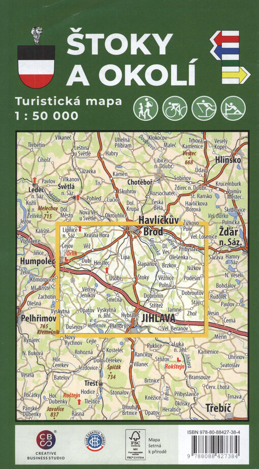Štoky a okolí : turistická mapa 1:50 000