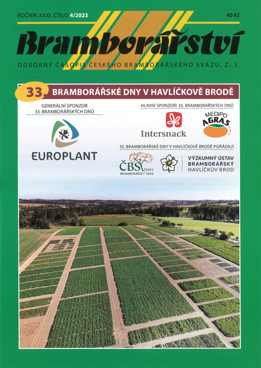 Bramborářství : odborný časopis Ústředního bramborářského svazu České republiky