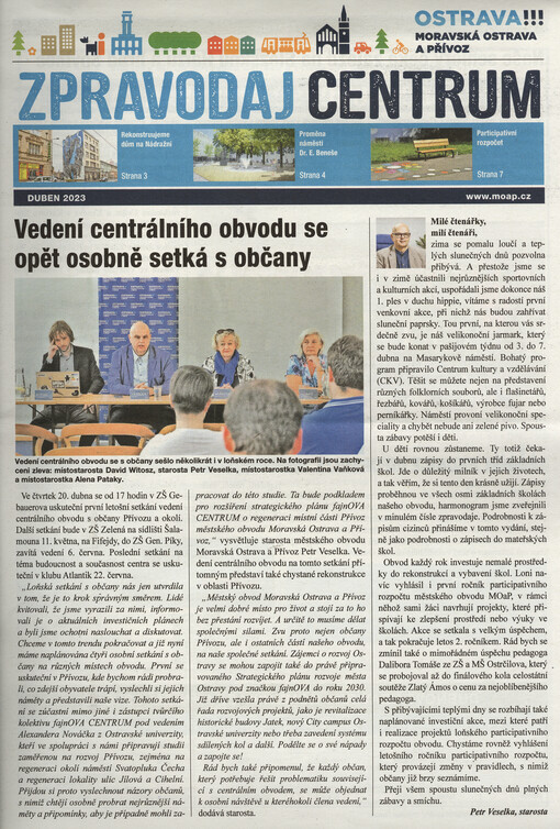 Zpravodaj Centrum Moravská Ostrava a Přívoz